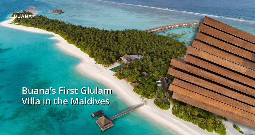 Buana’s First Glulam Villa in the Maldives